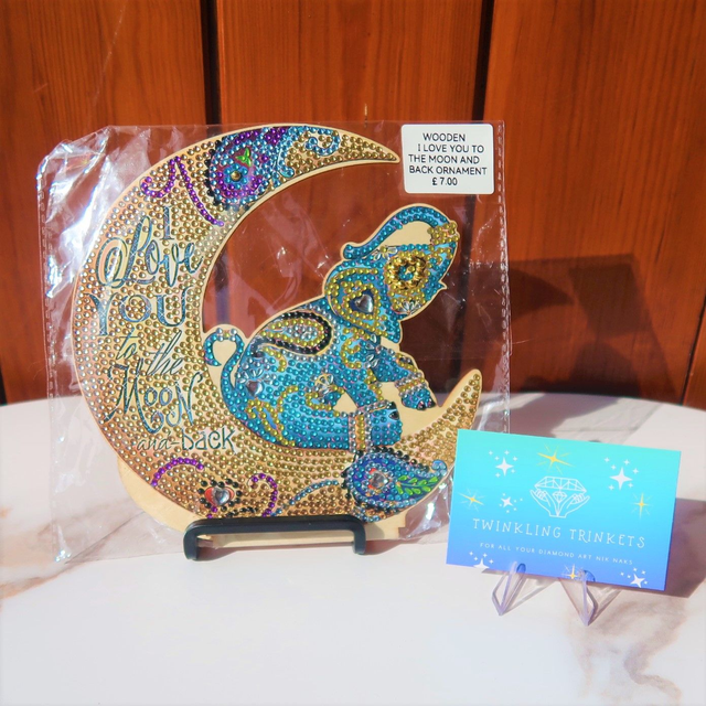 &#039;I Love You to the Moon and Back&#039; Elephant Ornament