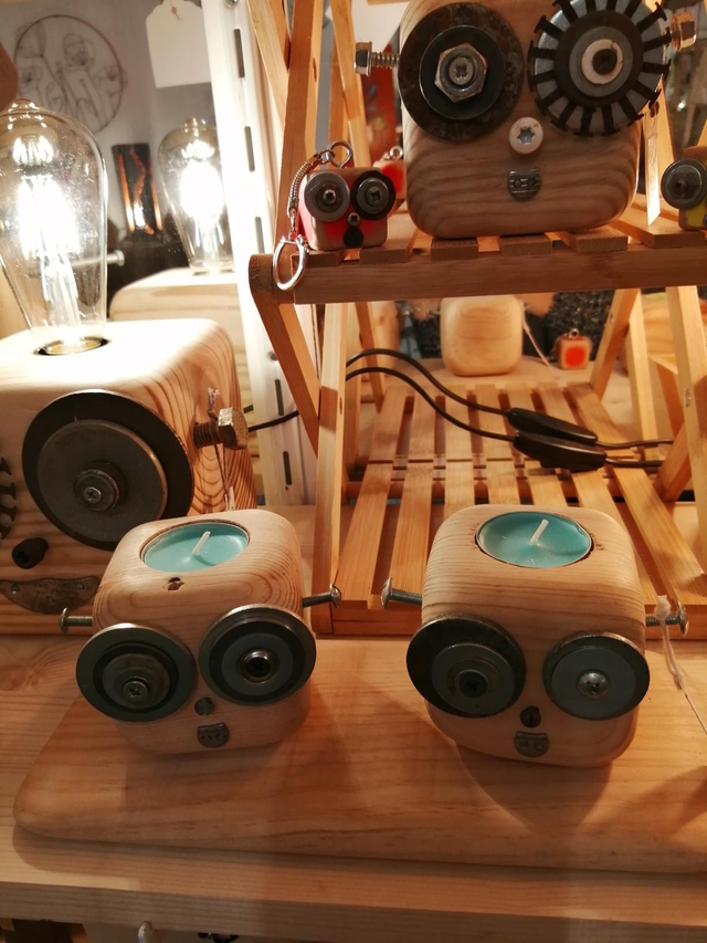 Duo de têtes bougies