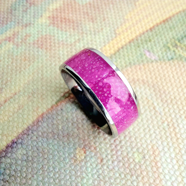 Plieno žiedas „Stiklo karoliukų žaidimas"