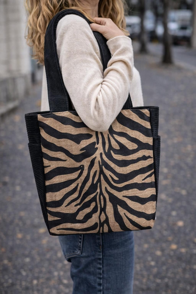 Sac cabas "savana élégance"