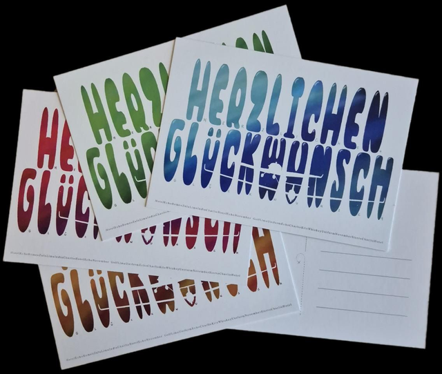 Glückwunschkarte Segelflieger