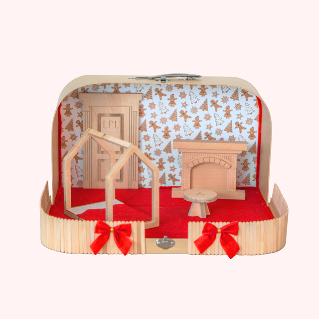 Grande Valise Magique – Format Enneigée - Pain d'épices