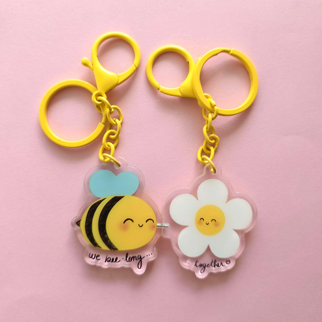 We Bee-long together - Magnetic keychains