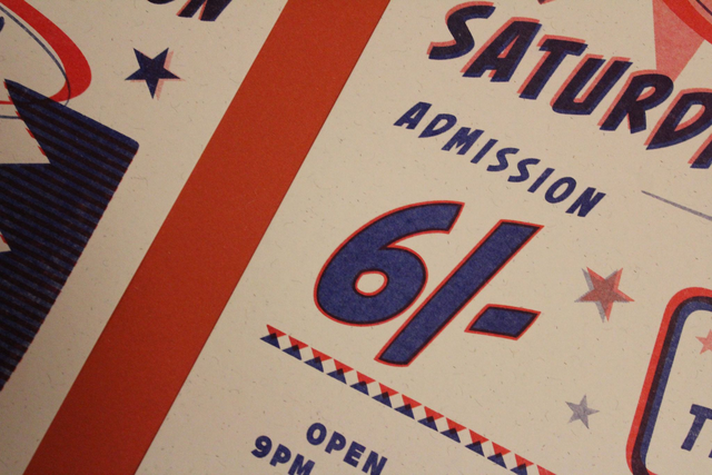 Dancin at the Palais | A3 Risograph Print