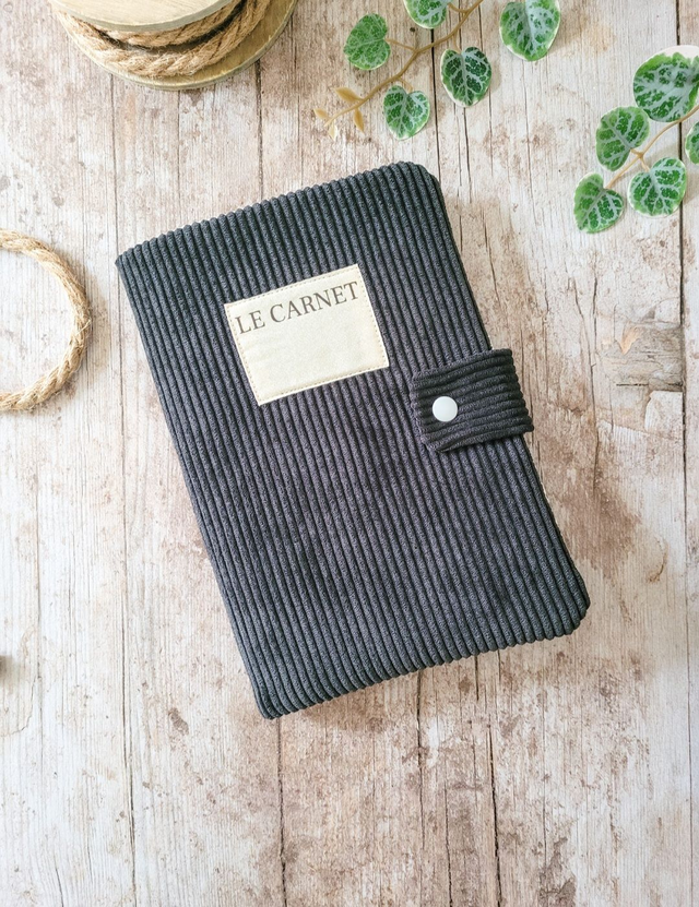 Protège carnet de santé noir