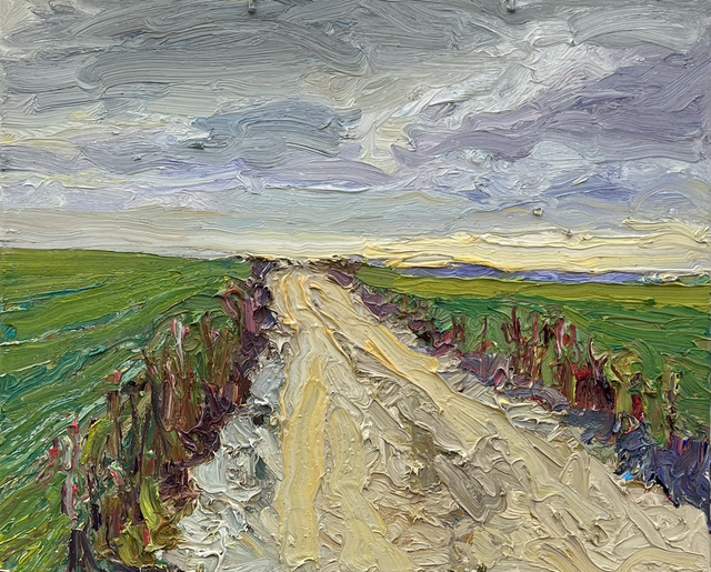 "Weg der Erwartung" Öl auf Leinwand, 60 × 73 cm, 2025