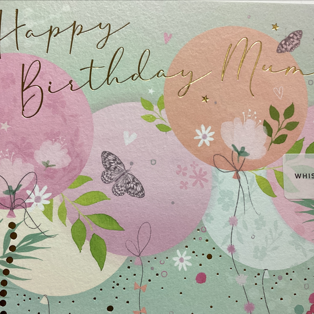 Birthday Relative Mum ( Balloons) WF