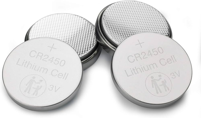 CR2450 Litiumbatteri för bilnyckel