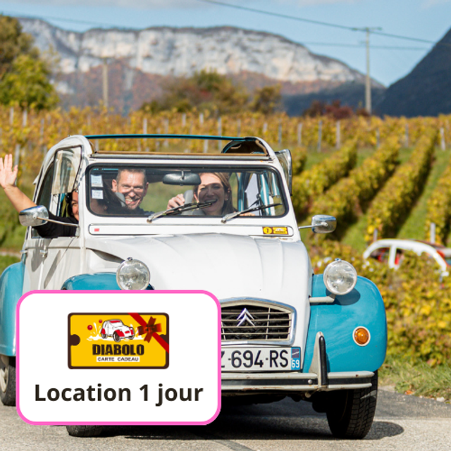 Location 1 jour - Bon Cadeau