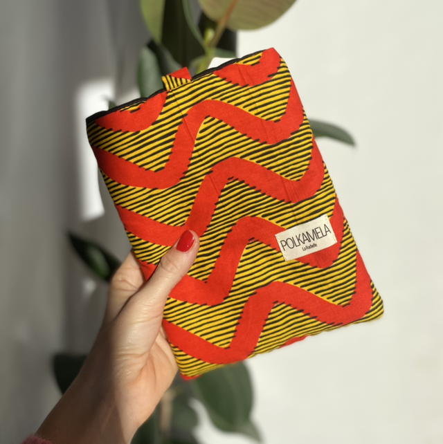 Housse pour livre wax