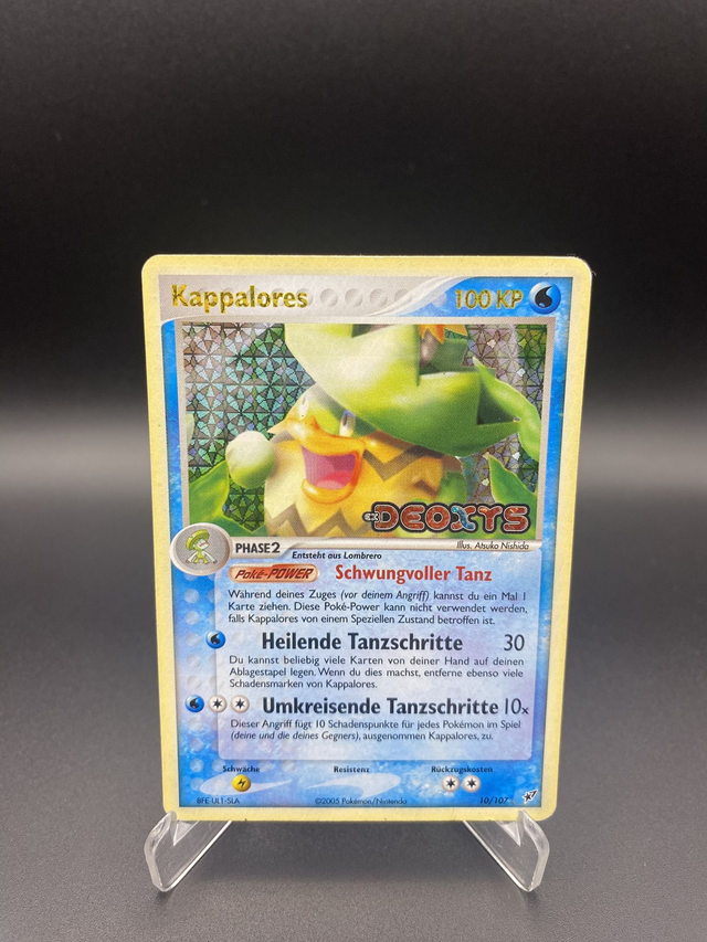 Kappalores (10/107) EX Deoxys - Light Played - DE - Reverse Holo mit Stamp