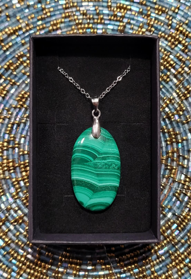 Pendentif Malachite 