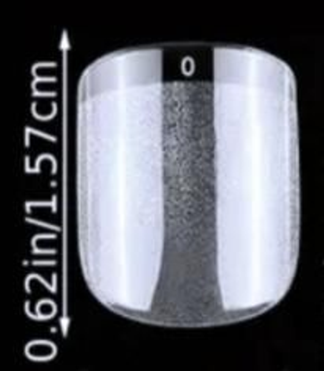 Press-on capsules carré court 