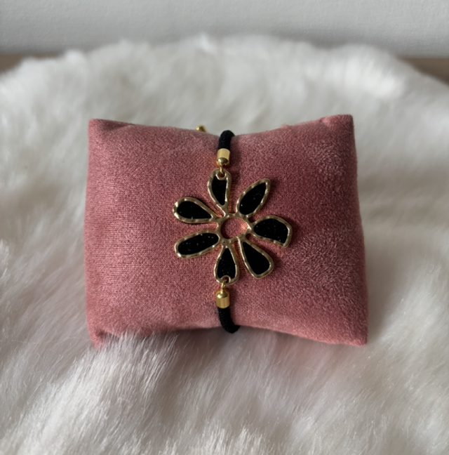 Bracelet Flora noir