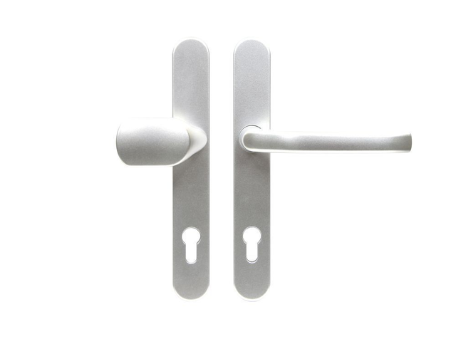 Hliníkové kování pro plastové dveře F1 klika/koule