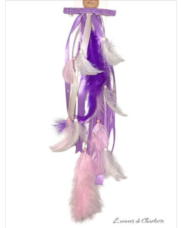 Barrette Amérindienne "Violet"