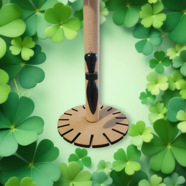 Pendule 20 en bois de cerisier