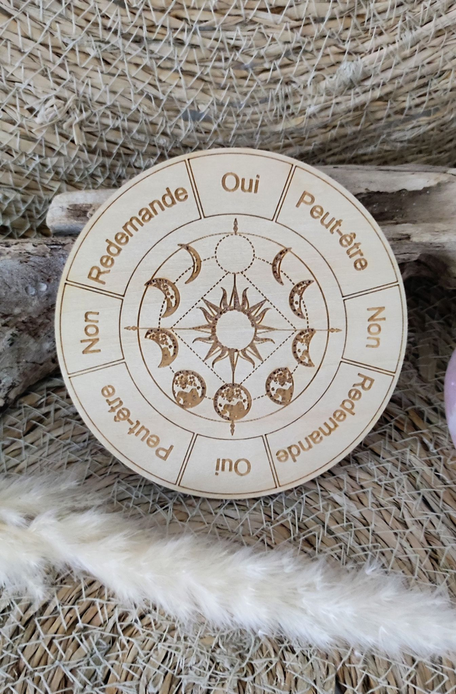 Plaque radiesthésie Lune 