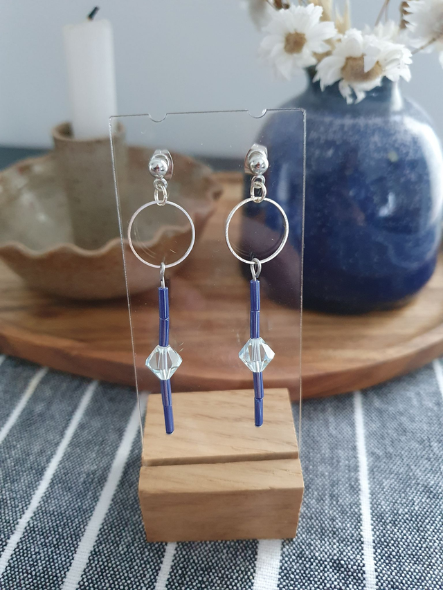 Boucles d'oreilles silver Léonie