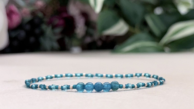 Bracelet | Apatite Bleue - Éléments 2