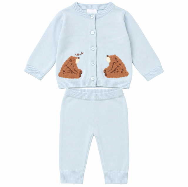 Knitted bear set 