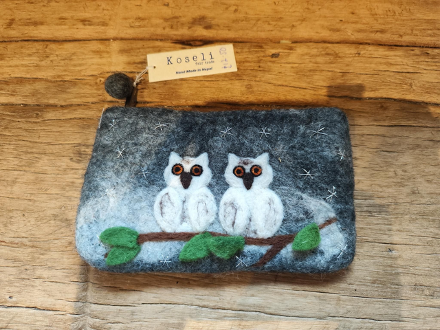 Fairtrade Felt Owl Bag