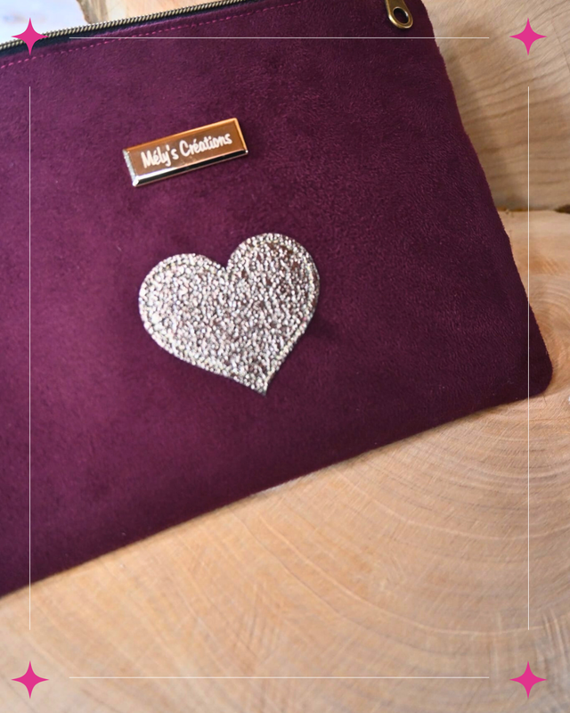 ❤️ Trousse plate “Made with Love” – Chic, douce & symbolique ❤️