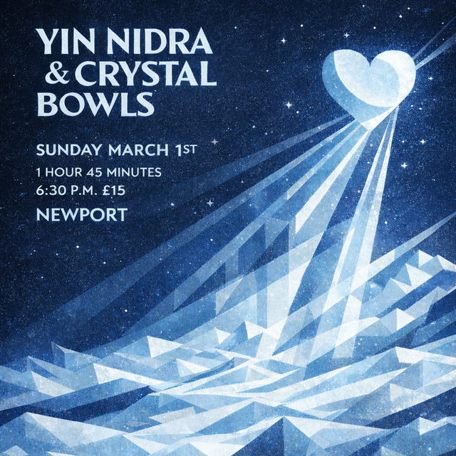 Yin Nidra and Crystal Bowls March 1st 