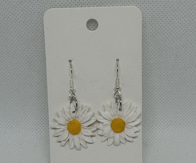 Ohrring Edelweiss ( Weiss )