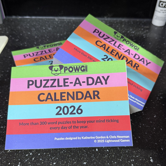 POWGI 2026 Puzzle-a-Day Calendar
