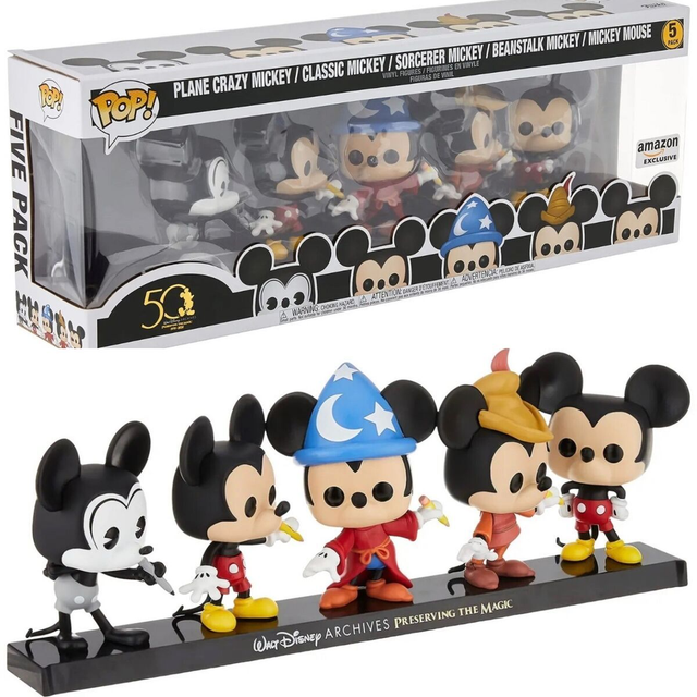 Disney: Mickey Mouse 5-Pack (Amazon Exclusive) Pop!