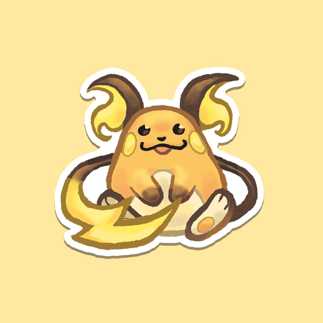 Raichu vinyl sticker