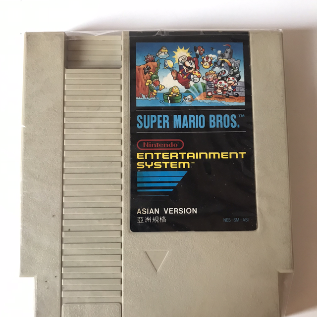 Super Mario Bros Original Asia version cartridge for Nes