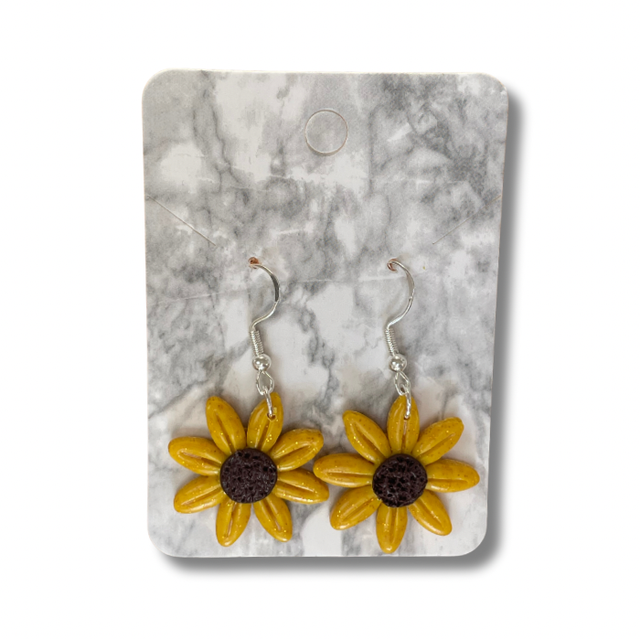Sunflower earrings - medium