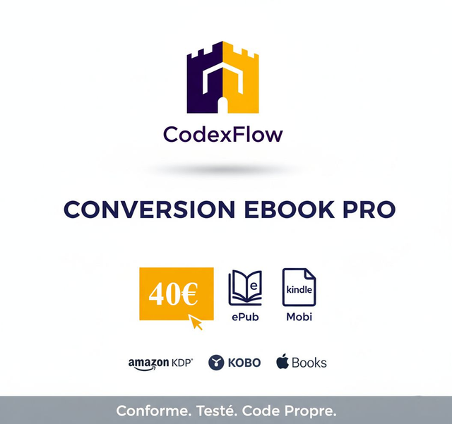 Conversion Ebook Pro (ePub &amp; Mobi)
