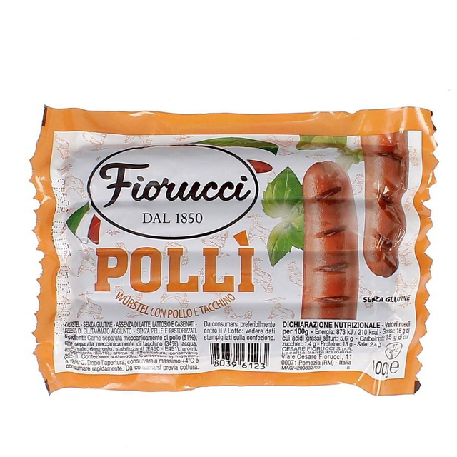 Wurstel Polli  Fiorucci 100g 