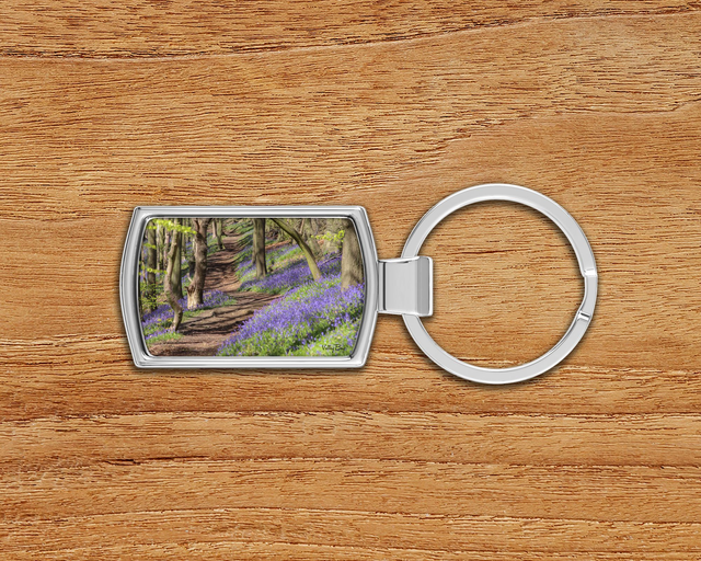 "Bluebell Woodland" Keyring  