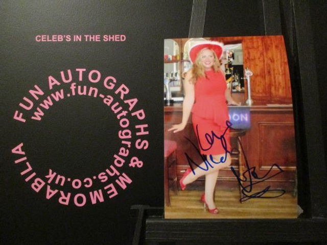 Nicole Faraday Authentic Autographed 6x4 Our Facing Photograph (C)