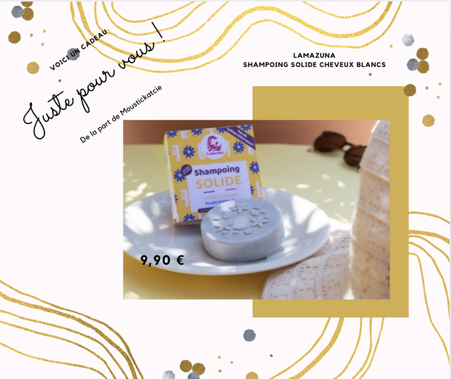 Lamazuna Shampoing solide cheveux blancs. anti-jaunissement et illuminateur pour cheveux blancs.