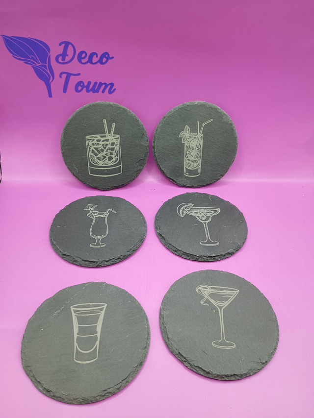 Sous verre (Lot de 6)