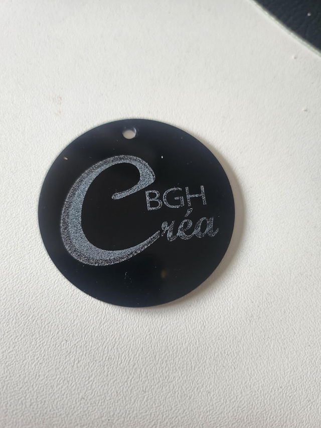 Porte clé personnalisable noir