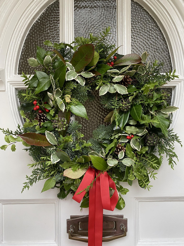 Festive Wreath Workshop - 7th December - 2-4pm - Burton Manor Glasshouse