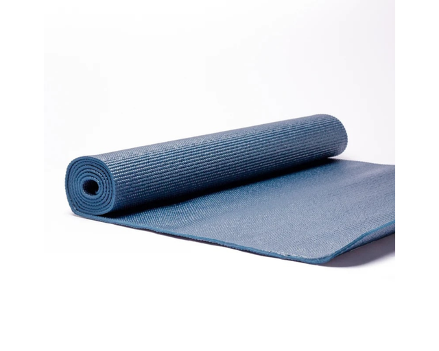 Tapis de yoga bleu marine PVC