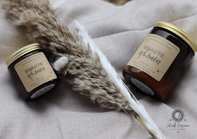 Bougie classique - Beauté éphémère