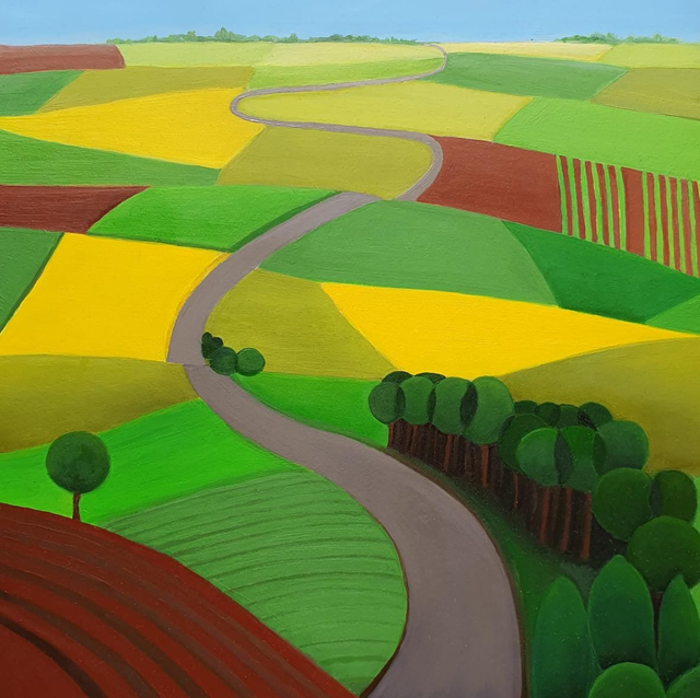 Peinture &quot;Le CHEMIN&quot; 