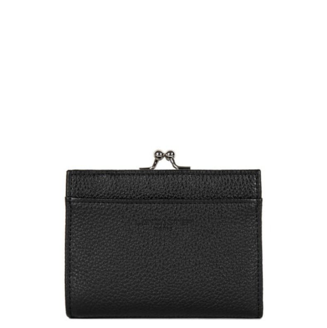 PORTE-MONNAIE AVEC FERMOIR LANCASTER LIGNE FOULONNE PM NOIR