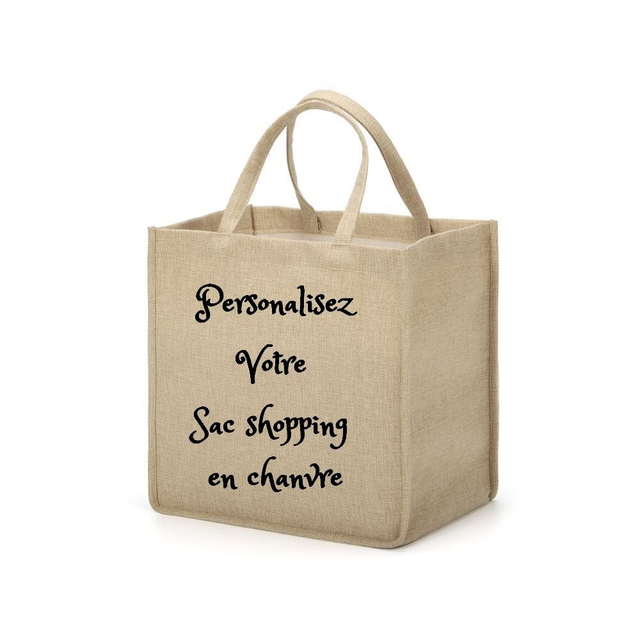 Sac chanvre personnalisable