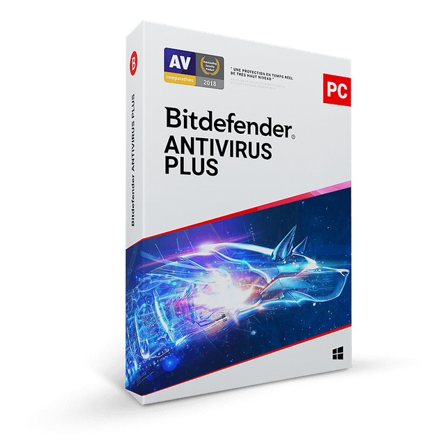 Logiciel sécurité Bitdefender - Antivirus Plus - 2 Ans / 3 PC