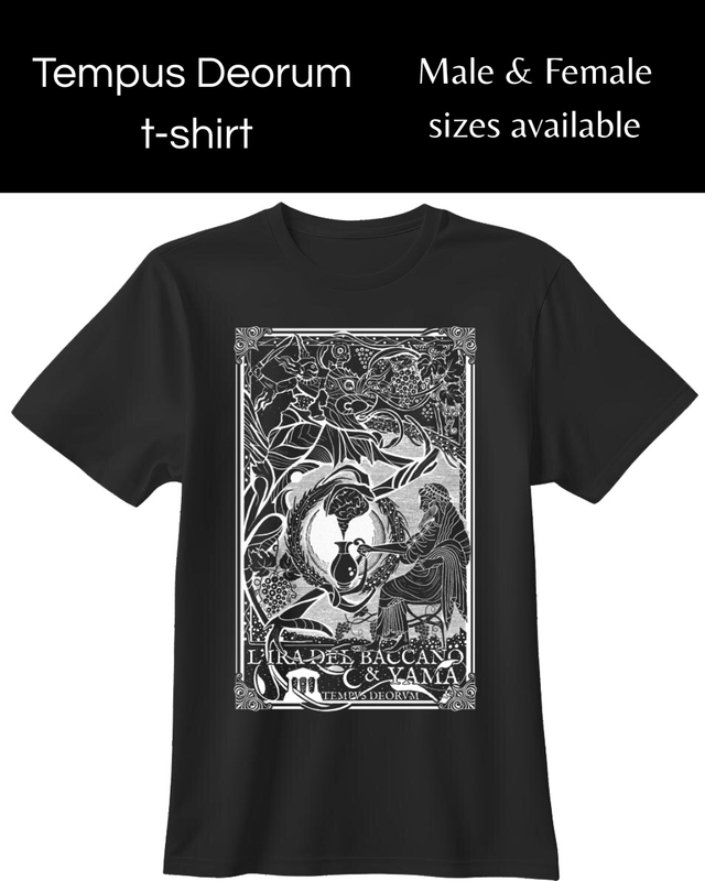 TEMPUS DEORUM T-SHIRT (Man &amp; Women available)