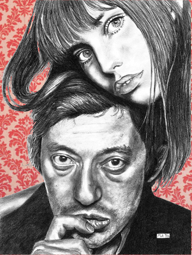 Jane et Serge rouge